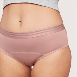 Thinx for All Leaks Basic Brief Underwear, Desert Rose in size 2X